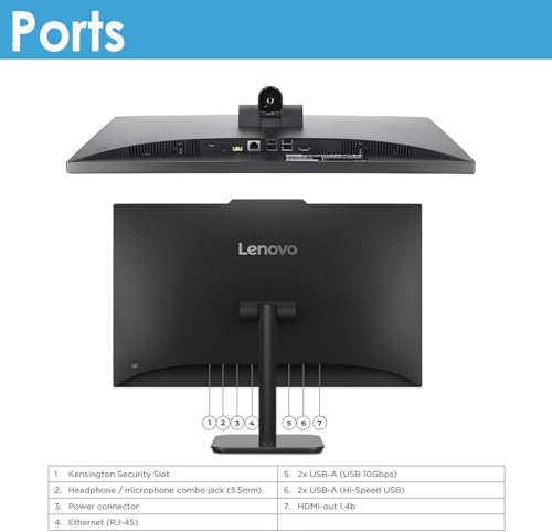 Amazon.com: Lenovo 24 All-in-One Desktop Computer, 16GB DDR4 RAM